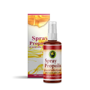 Spray Propolis cu Alcool (Acid Alfa Lipoic) - Hypericum Impex