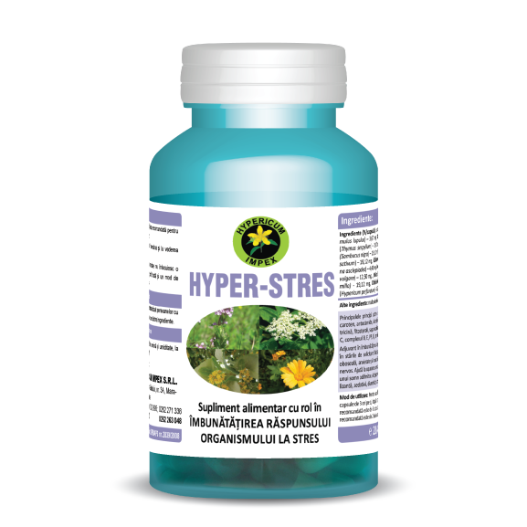 Capsule Hyper Stres - Vitamine si Suplimente - Hypericum Impex