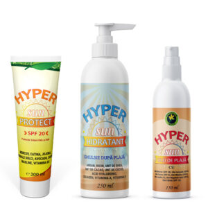 Set Hyper SUN -Hyper SUN Protect - Hyper SUN Hidratant - Hyper SUN Ulei de Plaja