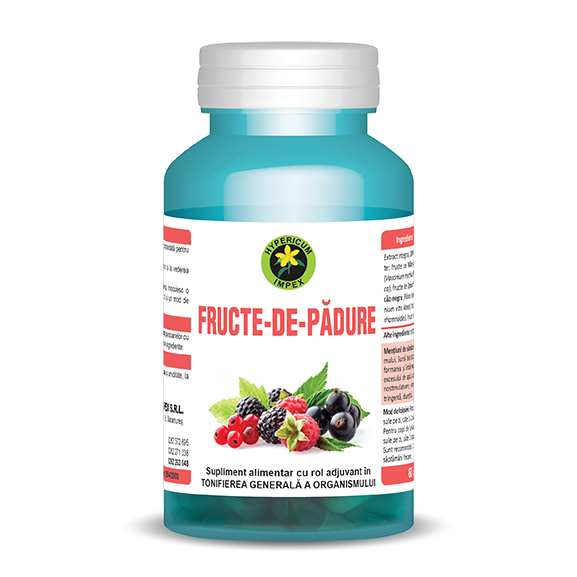 Capsule Fructe de Padure - Vitamine si Suplimente Naturale - Hypericum Impex