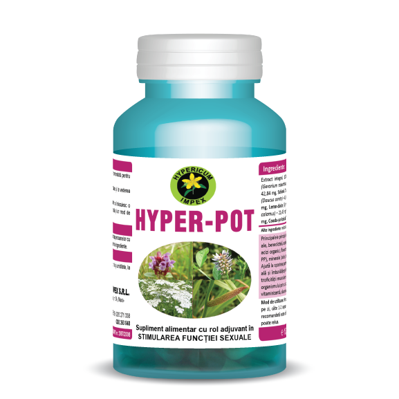 Capsule Hyper Pot - Vitamine si Suplimente - Hypericum Impex