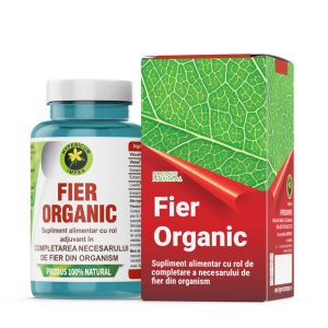Capsule Fier Organic - Vitamine si Minerale Produs Hypericum Impex