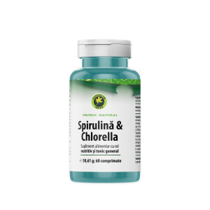 Comprimate Spirulină & Chlorella